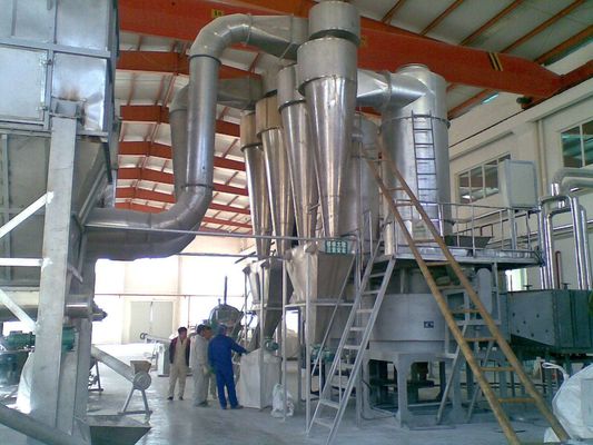 kwaliteit  Food Grade Pneumatic Flash Dryer Machine For High Moisture Carbon White / Oxide fabriek