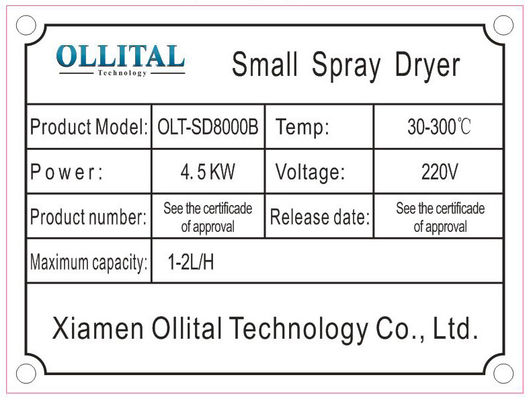2L de Drogermateriaal 220V-450V van de laboratoriumnevel 1 Jaargarantie