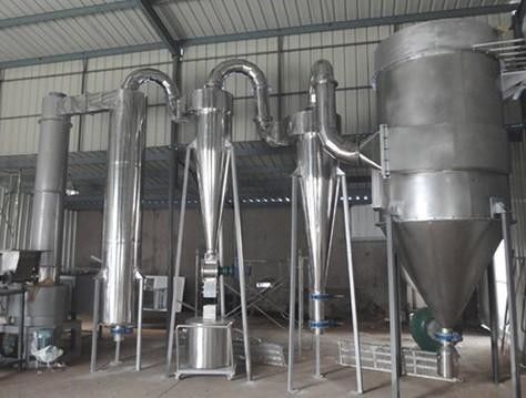 De Machineenergie van de roestvrij staal Roterende Plotselinge Droger - besparing voor Pesticiden