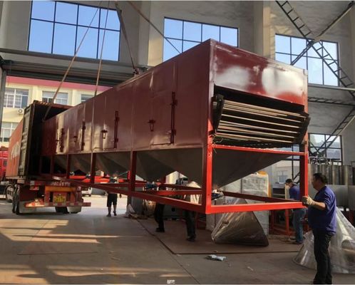 DWG-Transportband Oven For Onion van de Reeks Multilayer Hete Lucht/Gember