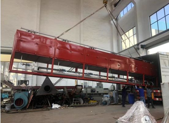 DWG-Transportband Oven For Onion van de Reeks Multilayer Hete Lucht/Gember