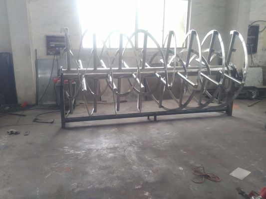 250L-10000L het Poedermixer van de lintmixer, Ploegmixer het Mengen zich Machine