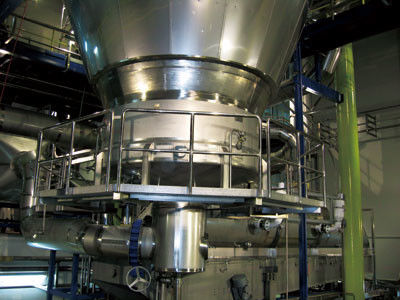 De industriële die Machine van de Neveldroger voor Voedselverwerking wordt aangepast