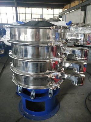De roterende Trillende Machine van het Zandonderzoek, Ronde die Machine zeven