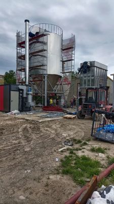 Aangepaste centrifugale sproeidroger voor keramiek verwarmd door stoom / elektriciteit