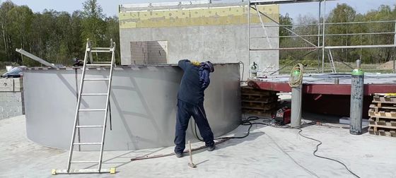 Stoom / Elektriciteit / Gas Verwarming Sproeidroger Machine Temperatuurregeling Bereik 20-300 ℃