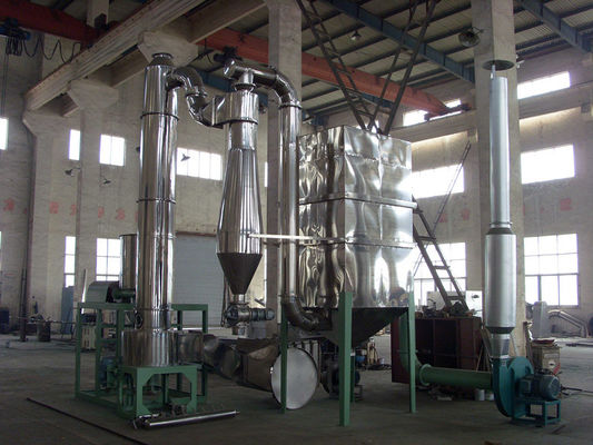 220V/50Hz Spin Flash Dryer met efficiënte compacte productinlaattemperatuur 50-80C